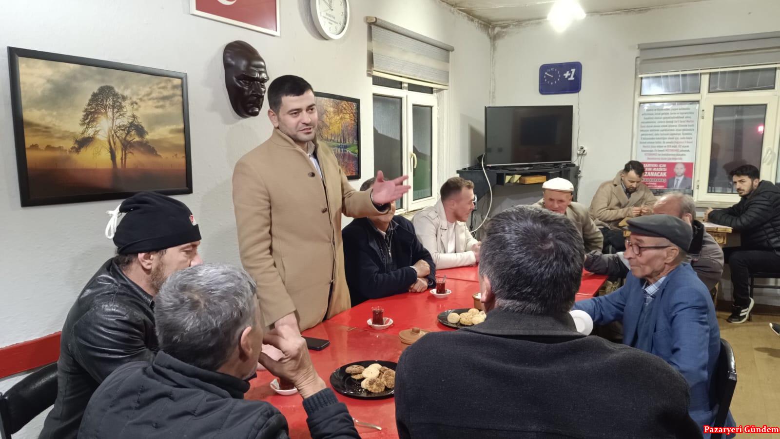 Umut Eren Gümüşdere köyünde projelerini anlattı