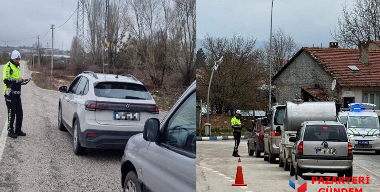 Pazaryeri’nde Trafik Denetimleri Aralıksız Sürüyor: Sürücülere Sıkı Uyarı