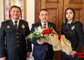 Bilecik Valisi Faik Oktay Sözer, Polis Haftası Dolayısıyla Teşkilat Mensuplarını Kabul Etti