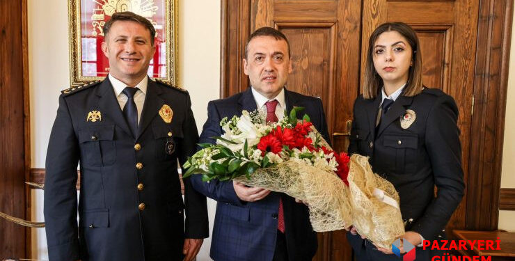 Bilecik Valisi Faik Oktay Sözer, Polis Haftası Dolayısıyla Teşkilat Mensuplarını Kabul Etti